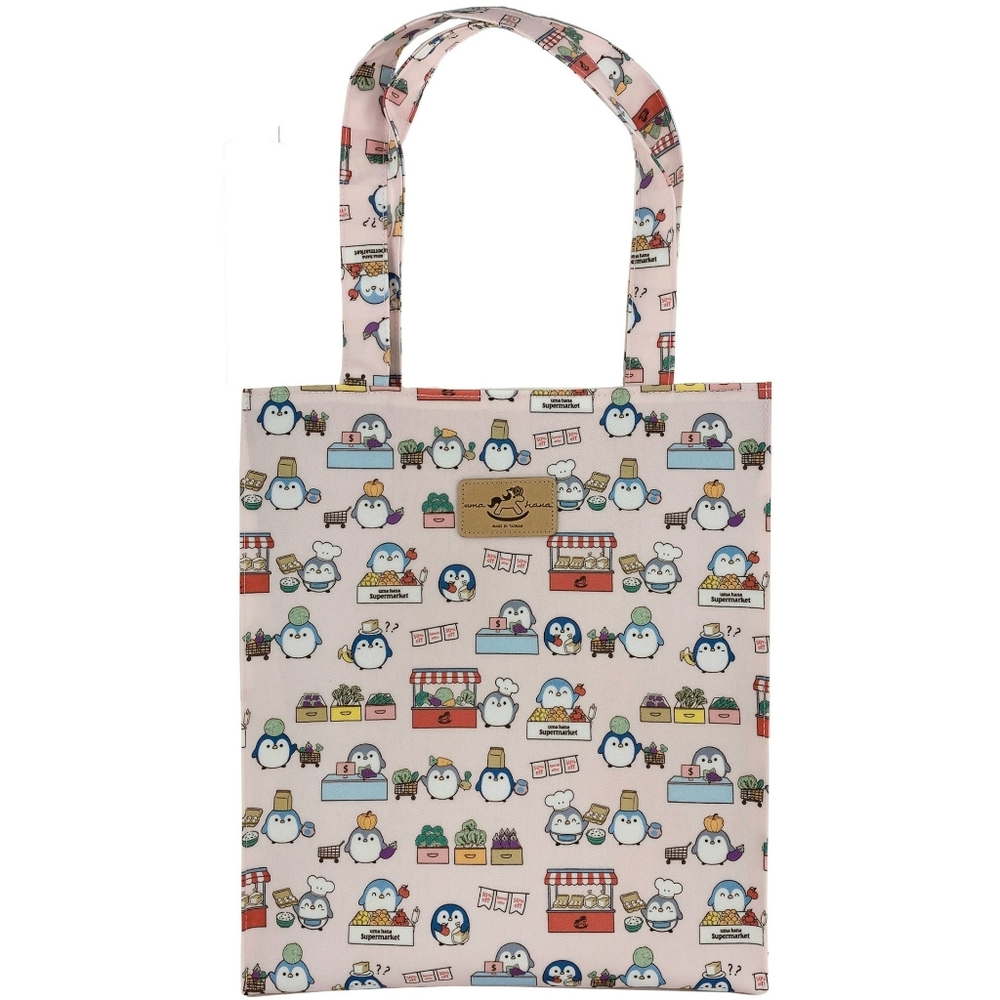 Waterproof Penguin Large Tote Shoulder Bag Travel Purse